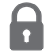 gray lock icon