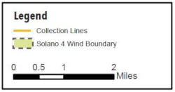 Solano 4 Wind Project Map Legend