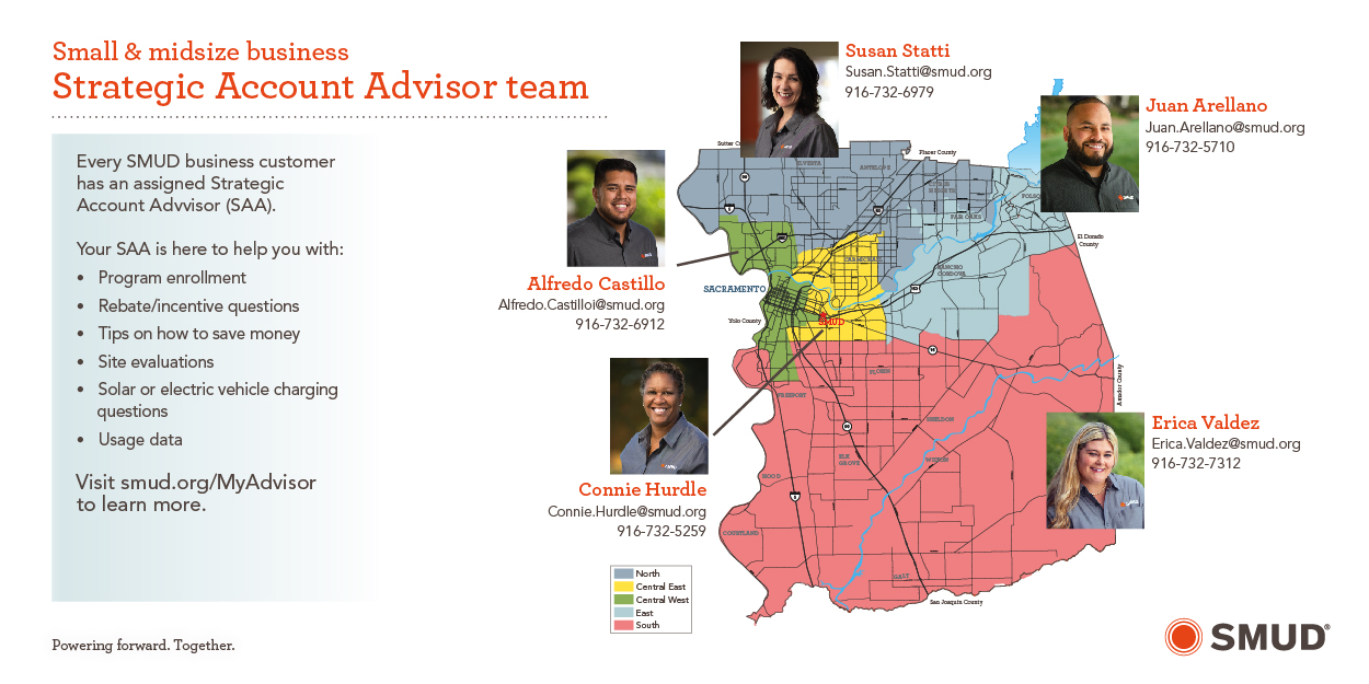 SMUD business advisor map