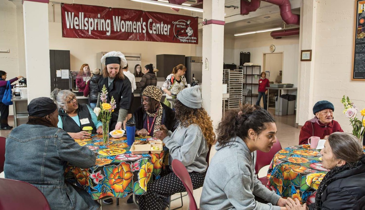 Image of event at wellspring women's center 