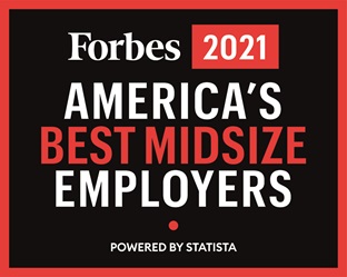 Forbes 2021 - America's Best Midsize Employers Award