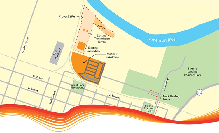 North City Landfill Closure Project map