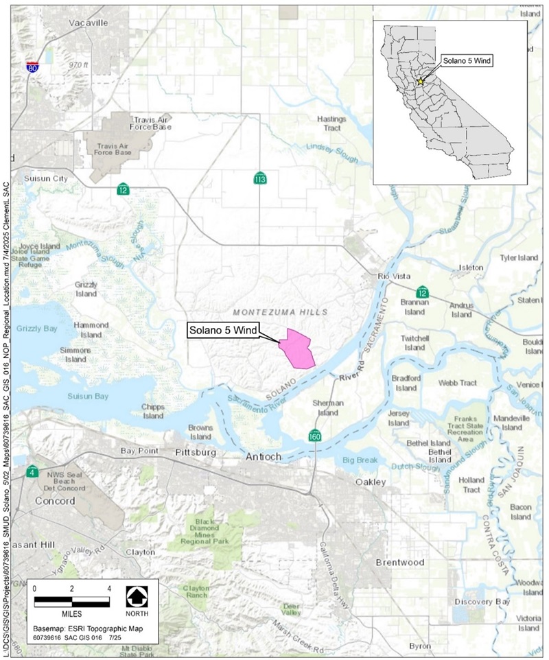 Solano 5 project vicinity map