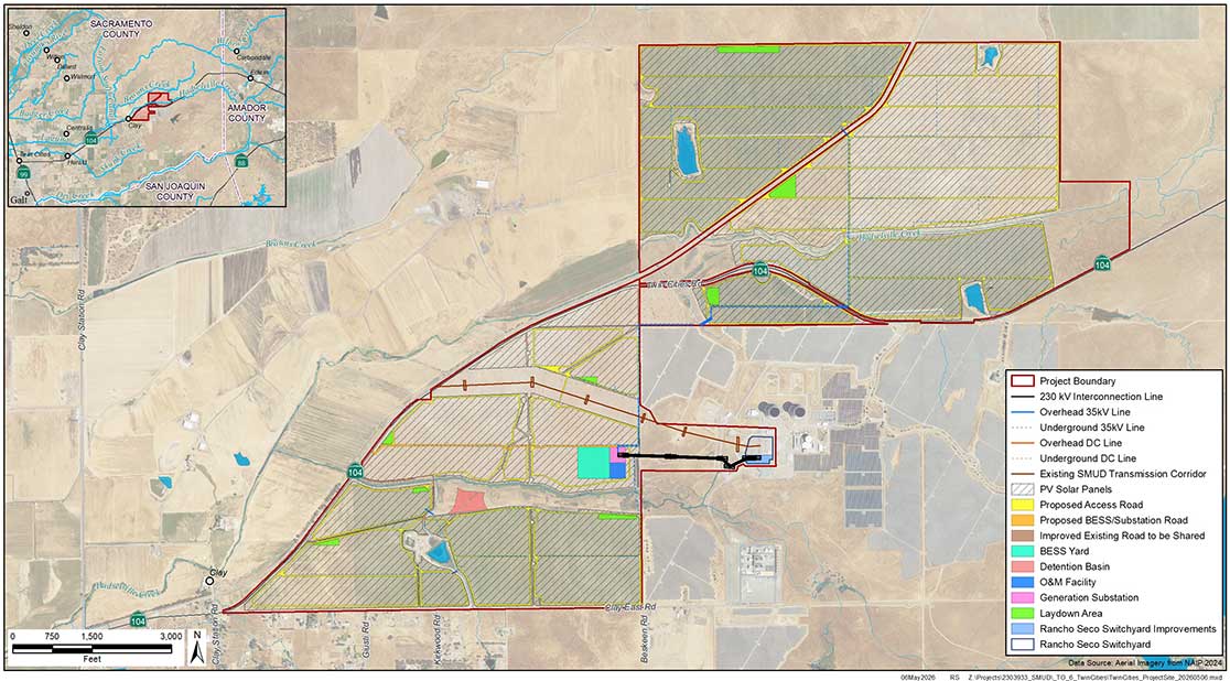 Twin Cities Project Site map