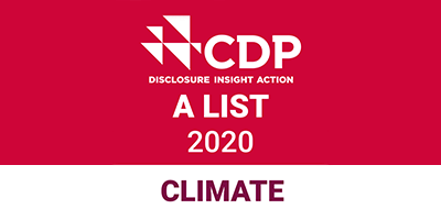 CDP A list 2020 climate logo