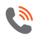 icon of a ringing phone 
