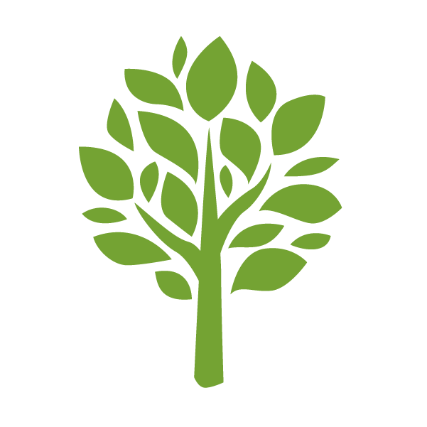 Icon of a green tree 