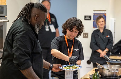 Teaching student to cook