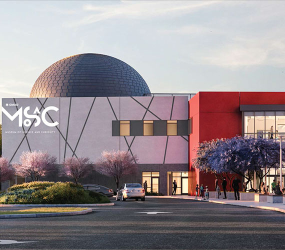 Outside artist rendering of the MOSAC building